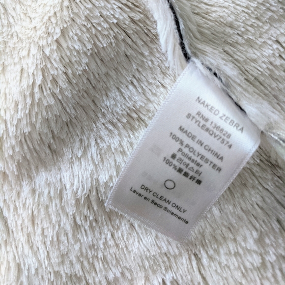 Naked Zebra Faux Suede Vest - Picture 3 of 6